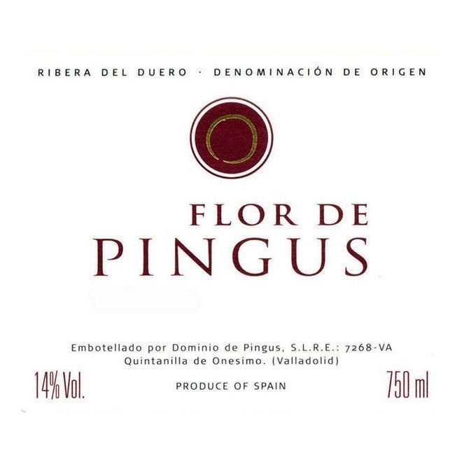 Dominio de Pingus Flor de Pingus Ribera del Duero 2022