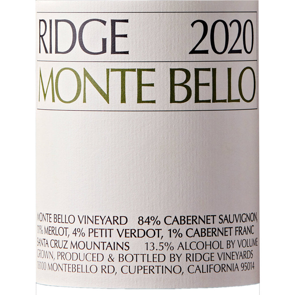 Ridge Monte Bello 2020