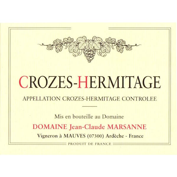JC Marsanne Croze Hermitage Rouge 2022