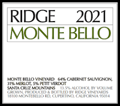 Ridge Monte Bello 2021