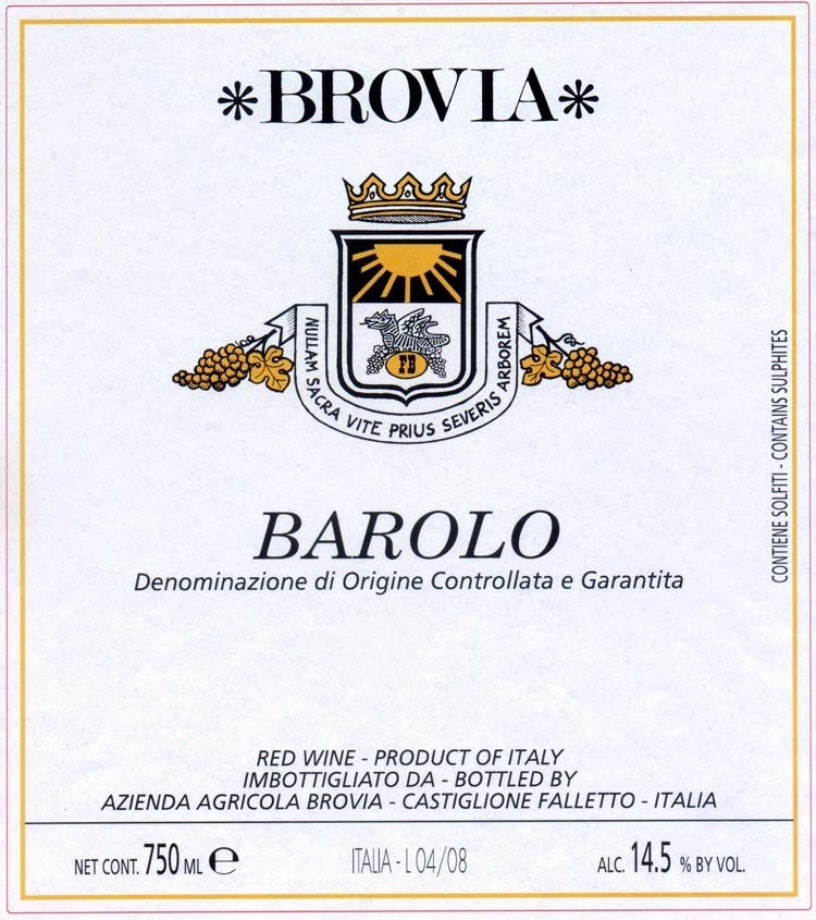 Brovia Barolo 2019