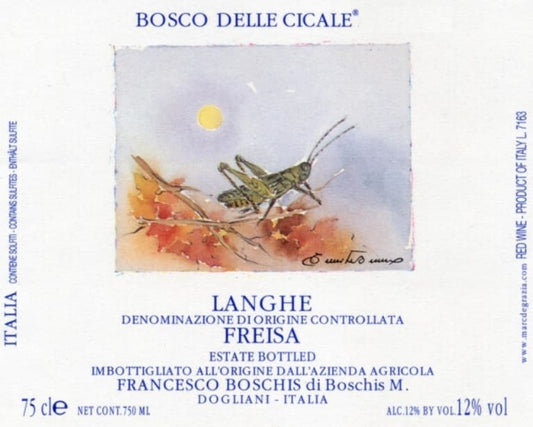 Boschis Freisa Cicale 2020