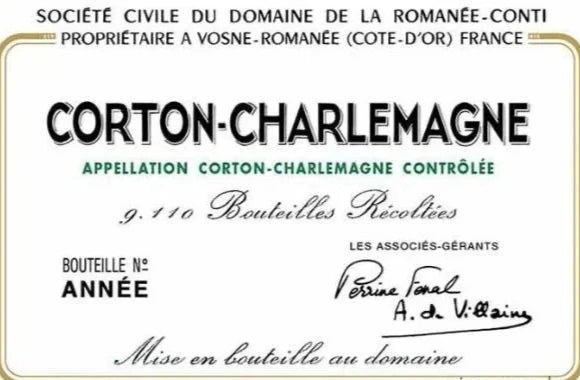 Domaine de la Romanée-Conti CORTON-CHARLEMAGNE 2022