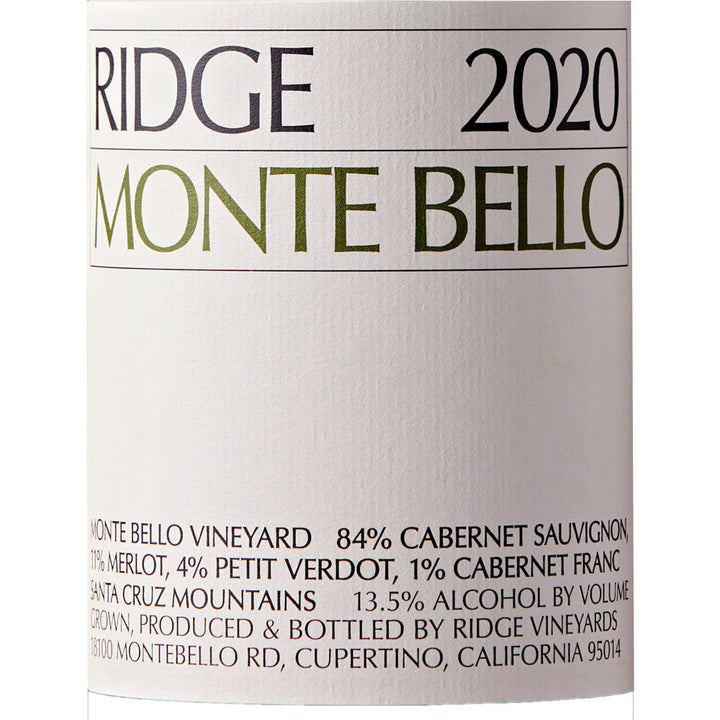 Ridge Monte Bello 2020