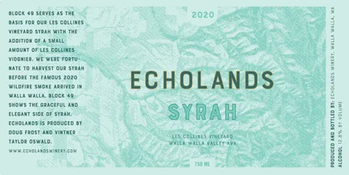Echolands Syrah 2019