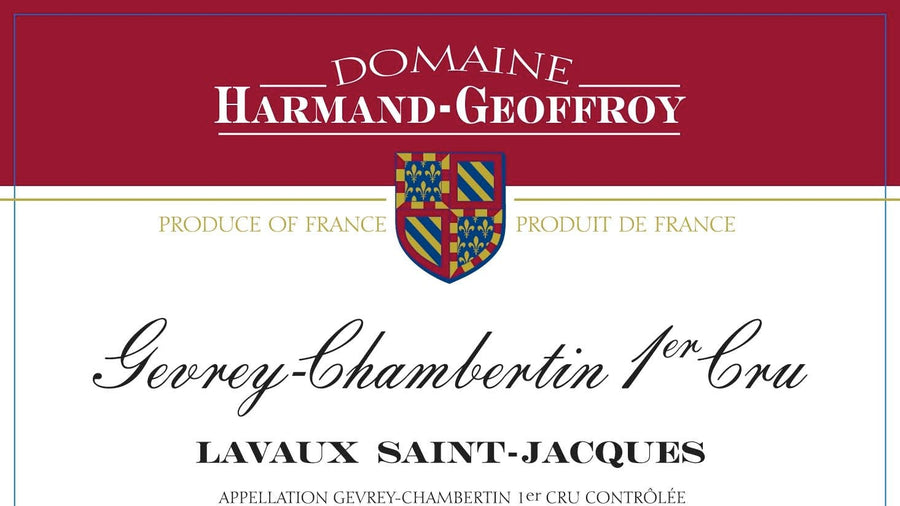 Dom. Harmand-Geoffroy "Lavaux St Jacques" GC 1er Cru 2019