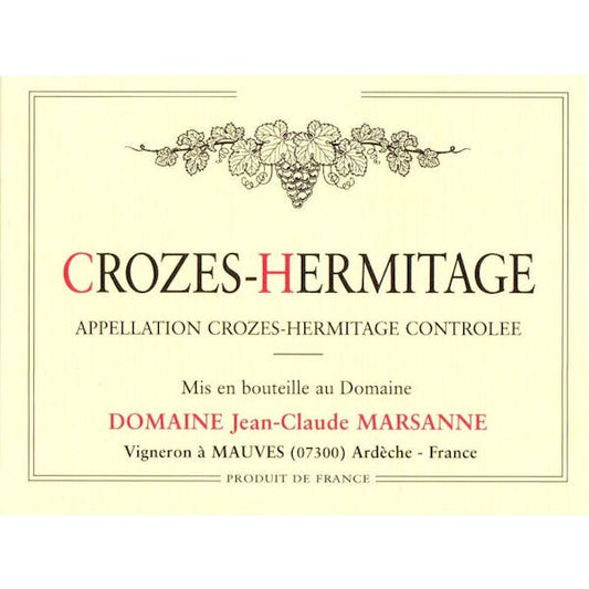 JC Marsanne Croze Hermitage Rouge 2022