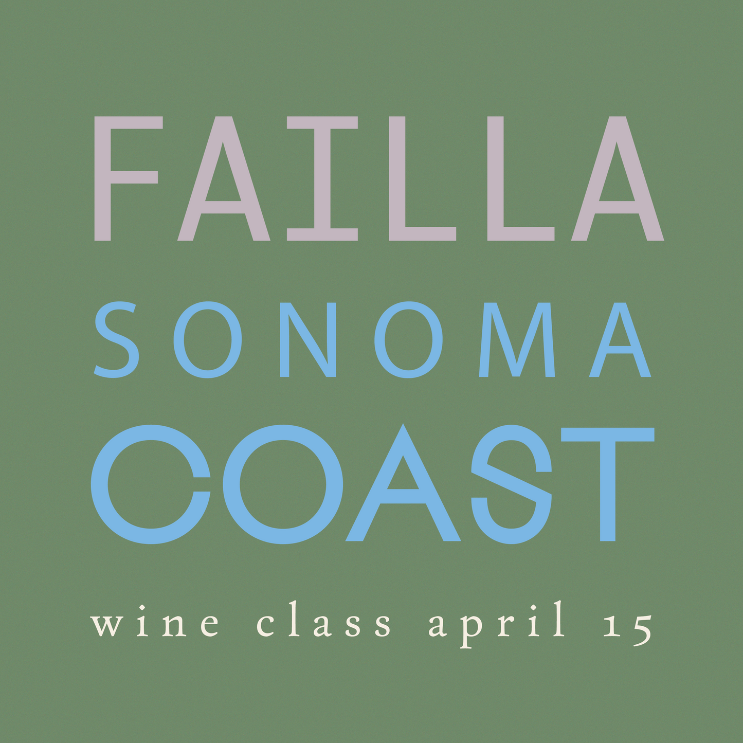 April 2026 Wine Class: Failla Sonoma Coast Wines