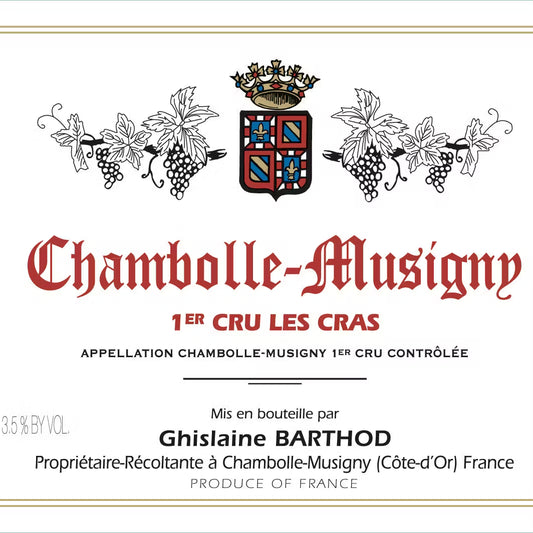 Ghislaine Barthod Chambolle-Musigny 1er Cru Les Cras 2022