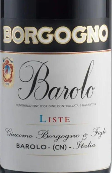 Borgogno Liste Riserva 2014