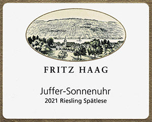 Fritz Haag Juffer Sonnenuhr Riesling Spaltete 2022