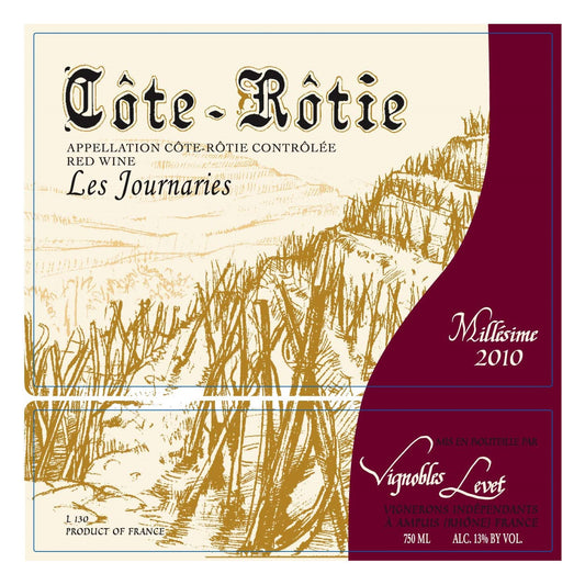 Vignobles Levet Cote-Rotie Les Journaries 2021