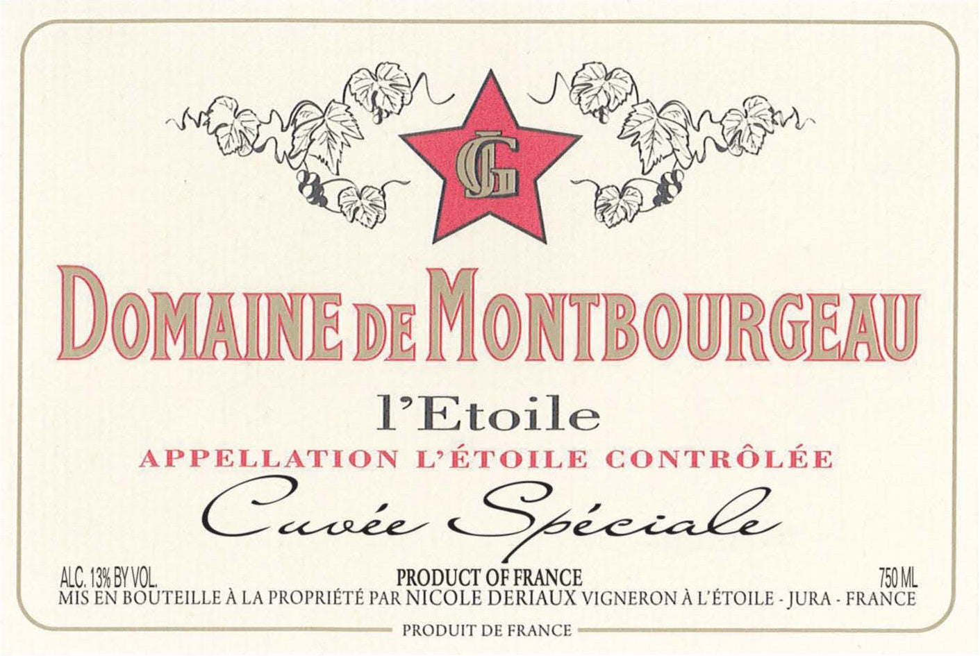 Montbourgeau L'Etoile Cuvee Speciale 2014