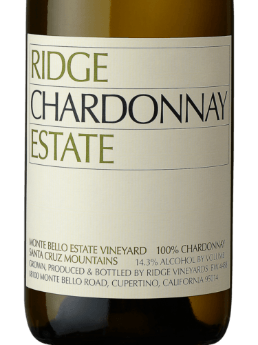 Ridge Estate Chardonnay 2022