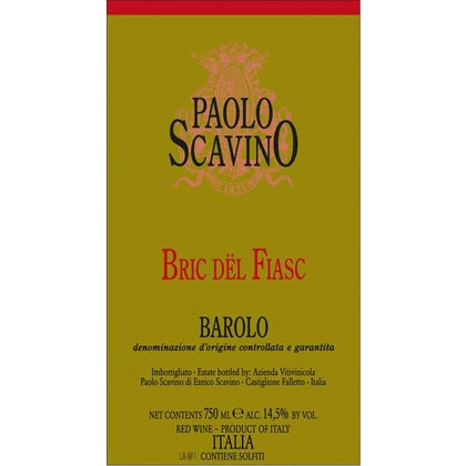 2018 Paolo Scavino Bric del Fiasc