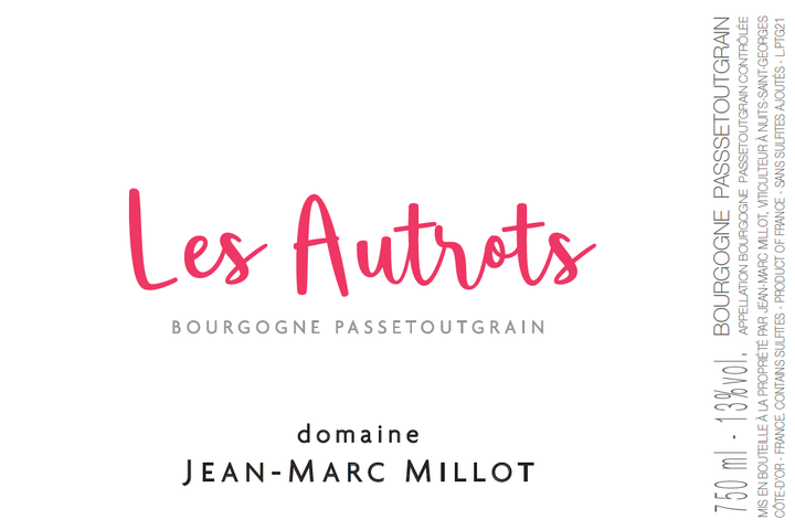 Jean-Marc Millot Passetoutgrains 2021