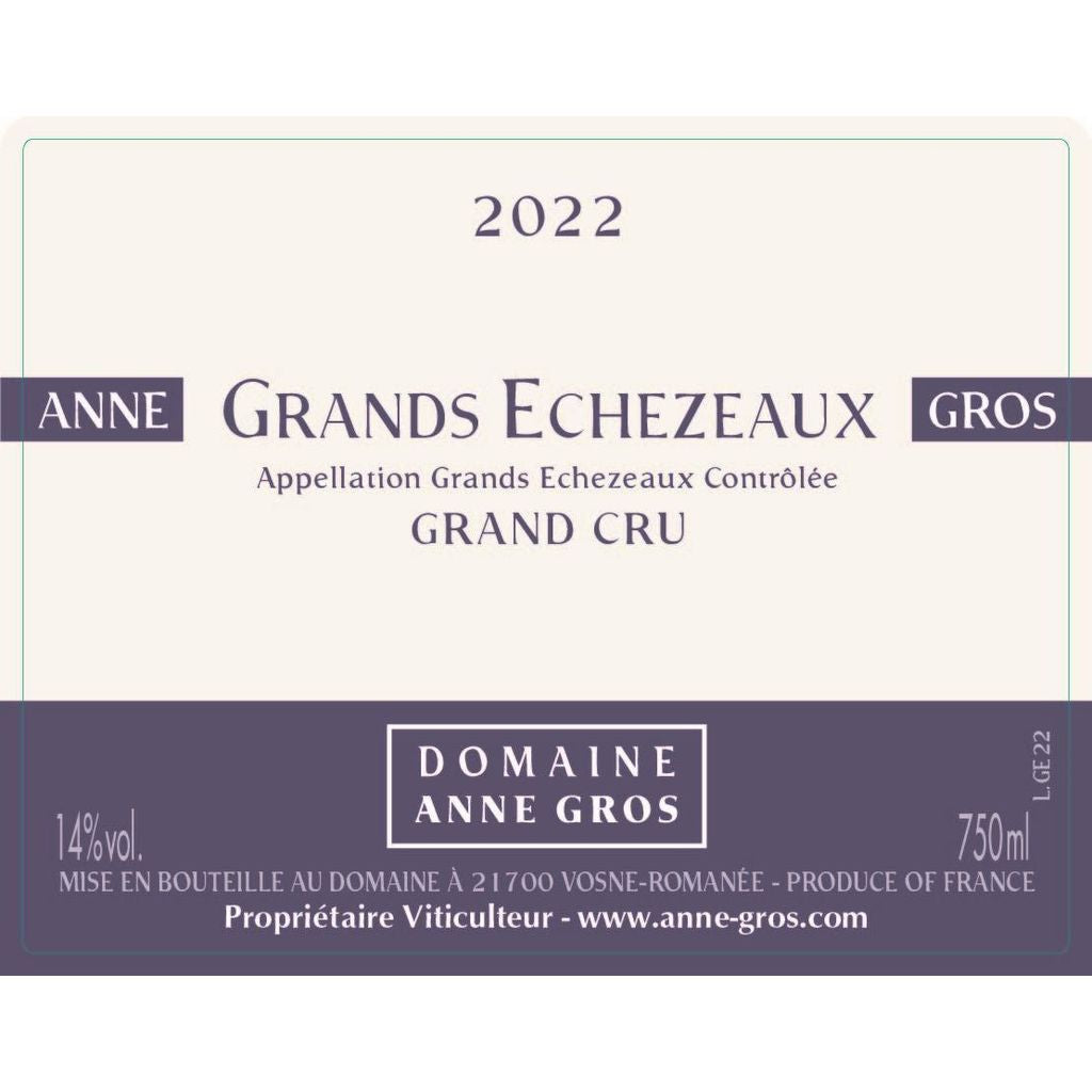 Domaine Anne Gros Grand Echexeaux Grand Cru 2022