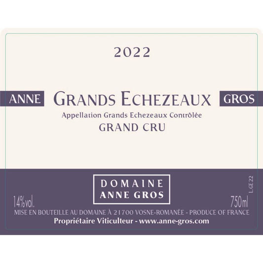 Domaine Anne Gros Grand Echexeaux Grand Cru 2022