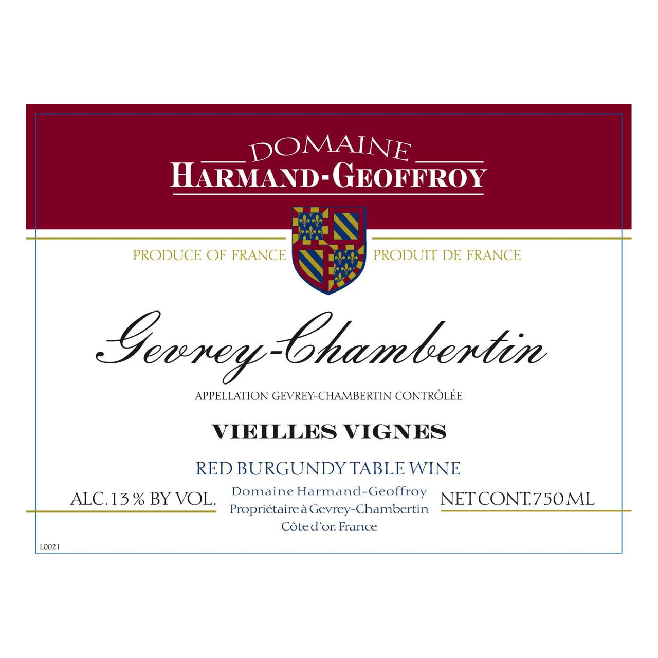Harmand Geoffroy Gevrey Chambertin Vieilles Vignes 2021