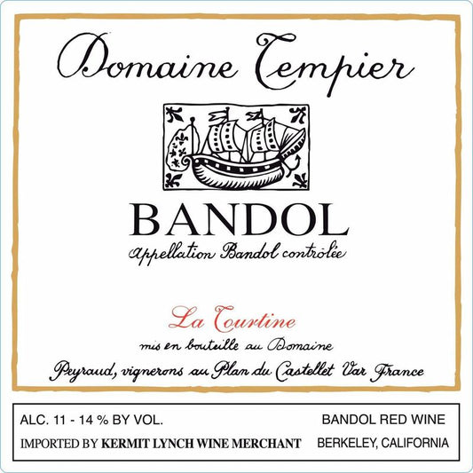 Domaine Tempier Bandol Rouge La Tourtine 2020