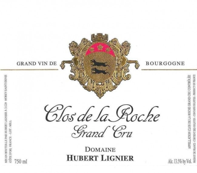Hubert Lignier Clos de la Roche Grand Cru MCMLV 2017