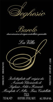 Seghesio Barolo La Villa 2015