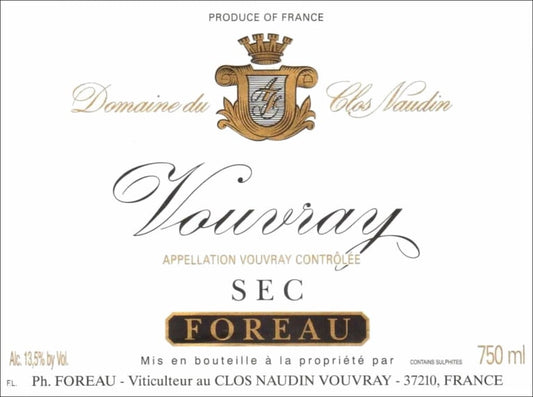 Philippe Foreau Vouvray Sec 2017