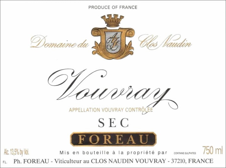 Philippe Foreau Vouvray Sec 2017