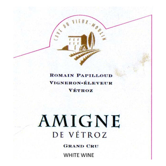 Romain & Vincent Papiloud Cav du Vieux Moulin Grand Cru Sec 2016