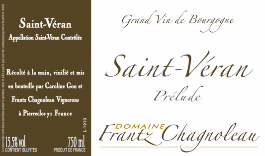 Frantz Chagnoleau St Veran Prelude 2023