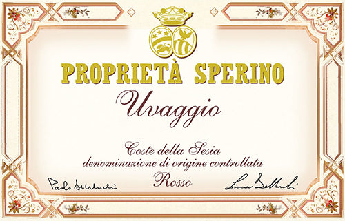 Proprieta Sperino Uvaggio 2018