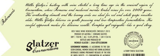 Glatzer Zweigelt Carnuntum Cuvee 2022