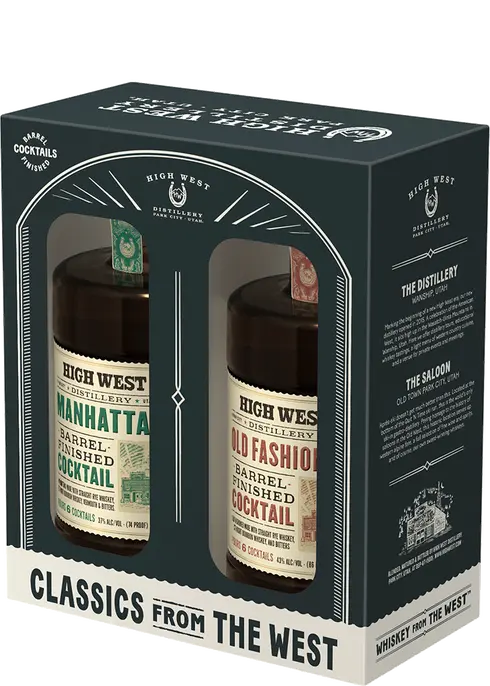 High West Barrell-Finished Cocktail 2pk