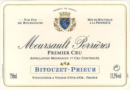 Bitouzet Meursault 1er Cru, "Perrieres"