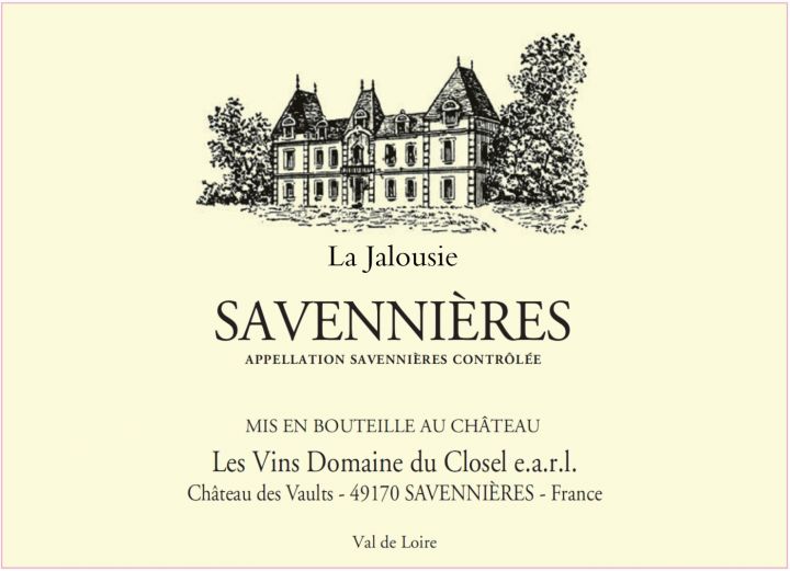 Dom. Closel Savennieres Jalouise 2018