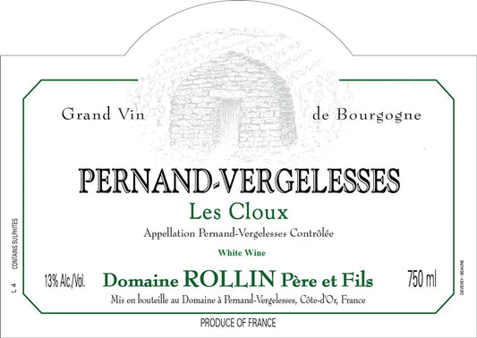 Dom. Rollin Pernand-Vergelesses Blanc "Les Cloux" 2018