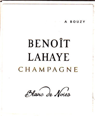 Benoit Lahaye Grand Cru Blanc de Noirs Extra Brut Howard Street