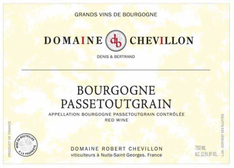 Dom. Robert Chevillon Bourgogne Passetoutgrain 2019