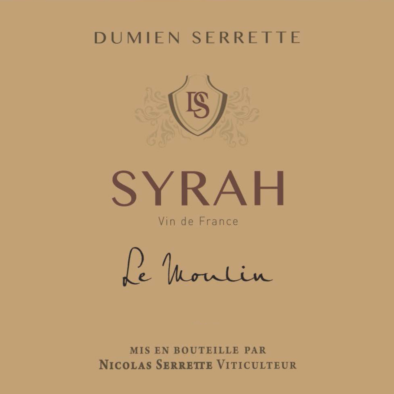 Dumien-Serrette Le Moulin Syrah 2018