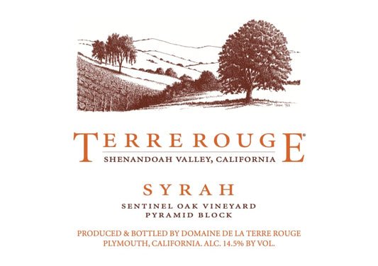 Terre Rouge Sentinel Oak Syrah 2014